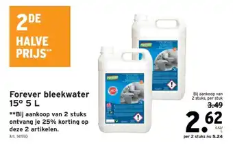 GAMMA Forever bleekwater 15° 5 L aanbieding