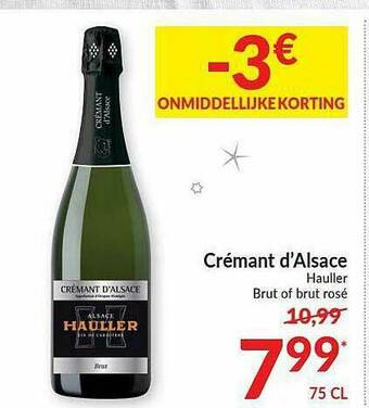 Intermarché Crémant D'alsace aanbieding