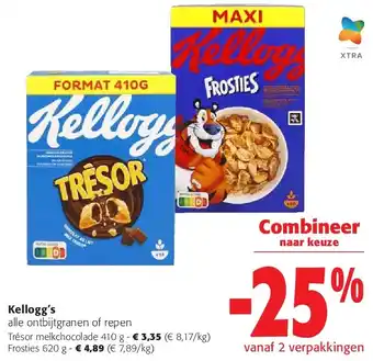 Colruyt Kellogg’s alle ontbijtgranen of repen aanbieding