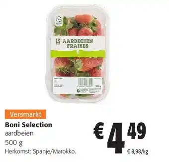 Colruyt Boni Selection aardbeien 500 g aanbieding