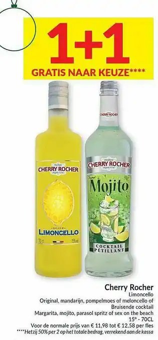 Intermarché Cherry Rocher Limoncello aanbieding
