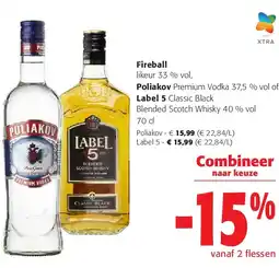 Colruyt Fireball Poliakov aanbieding