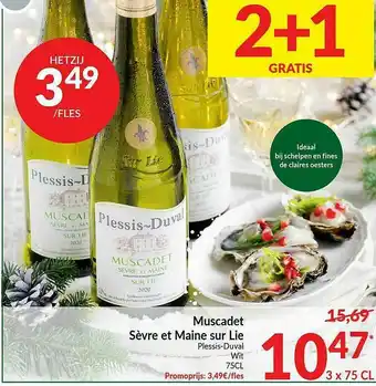 Intermarché Muscadet Sèrve Et Maine Sure Lie aanbieding