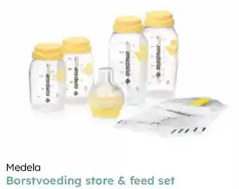 Multi bazar Medela borstvoeding store & feed set aanbieding