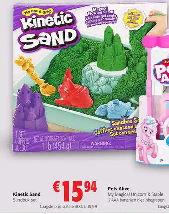 Colruyt Kinetic Sand aanbieding