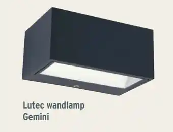 GAMMA Lutec wandlamp Gemini aanbieding