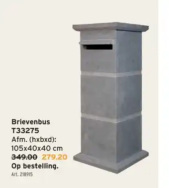 GAMMA Brievenbus T33275 aanbieding