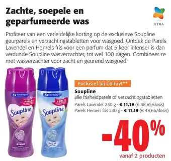 Colruyt Soupline Parels Lavendel 230 g aanbieding