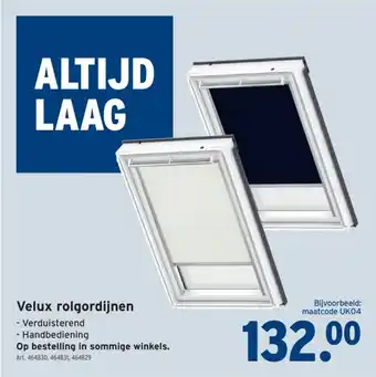 GAMMA Velux rolgordijnen aanbieding