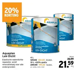 GAMMA Aquaplan Lek-Dicht aanbieding