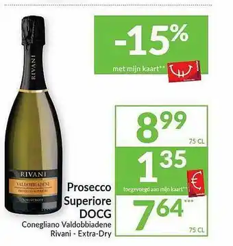 Intermarché Prosecco Superiors Docg aanbieding