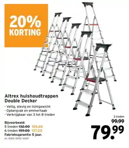 GAMMA Altrex huishoudtrappen Double Decker aanbieding