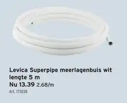 GAMMA Levica Superpipe meerlagenbuis wit lengte 5 m aanbieding