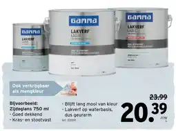 GAMMA Zijdeglans 750 ml aanbieding