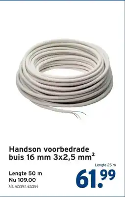 GAMMA Handson voorbedrade buis 16 mm 3x2,5 mm² aanbieding