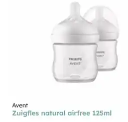 Multi bazar Avent zuigfles natural airfree aanbieding