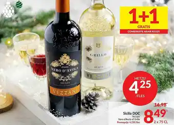 Sicilla Doc Vezzani Nero D'avola Of Grillo