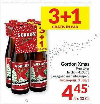 Intermarché Gordon Xmas Kerstbier aanbieding