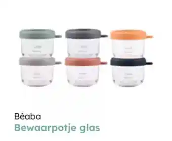 Multi bazar Béaba bewaarpotje glas aanbieding