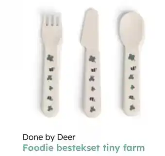 Multi bazar Done by deer foodie bestekset tiny farm aanbieding