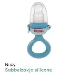 Multi bazar Nuby sabbelzakje silicone aanbieding