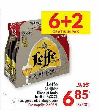 Intermarché Leffe Abdijbier Blond Of Bruin aanbieding