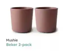 Multi bazar Mushie beker 2 pack aanbieding