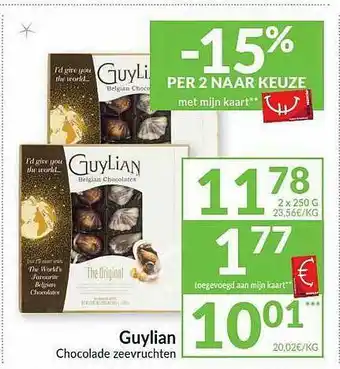 Guylian Chocolade Zeervruchten