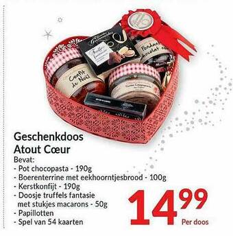 Intermarché Geschenkdoos Atout Coeur aanbieding