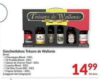 Intermarché Geschenkdoos Trésors De Wallonie aanbieding