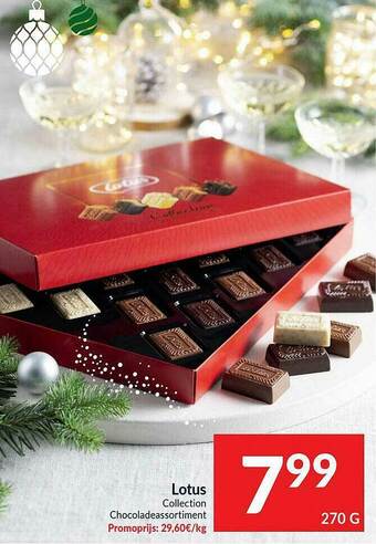 Intermarché Lotus Collection Chocoladeassortiment aanbieding