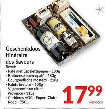 Intermarché Geschenkdoos Itinéraire Des Saveurs aanbieding