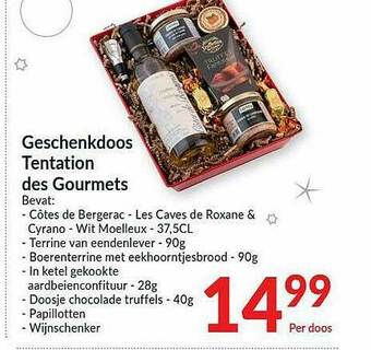 Intermarché Geschenkdoos Tentation Des Gourmets aanbieding