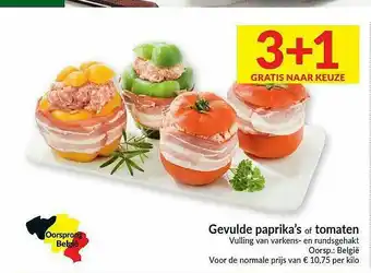 Gevulde Paprika's Of Tomaten