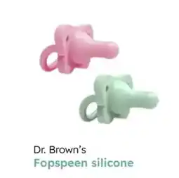 Multi bazar Dr. brown's fopspeen silicone aanbieding