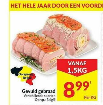 Intermarché Gevuld Gebraad aanbieding