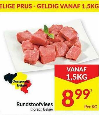 Intermarché Rundstoofvlees aanbieding
