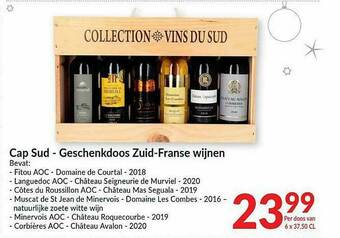 Intermarché Cap Sud-geschenkdoos Zuid-franse Wijnen aanbieding