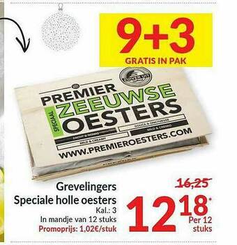Intermarché Grevelingers Speciale Holle Oesters aanbieding
