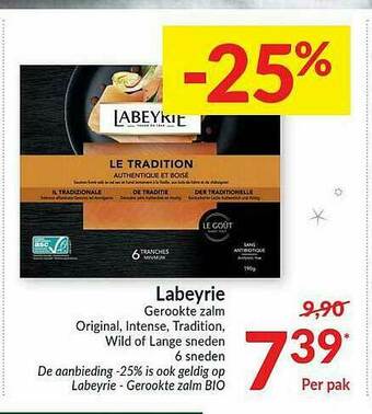 Intermarché Labeyrie Gerookte Zalm aanbieding