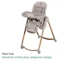 Multi bazar Maxi cosi eetstoel minla plus elegance beige aanbieding