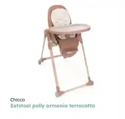 Multi bazar Chicco eetstoel polly armonia terracotta aanbieding