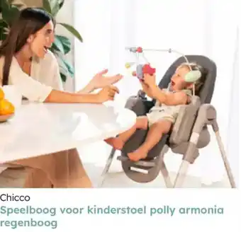 Multi bazar Chicco speelboog voor kinderstoel polly armonia regenboog aanbieding