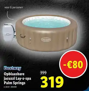 Opblaasbare Jacuzzi Lay-z-spa Palm Springs