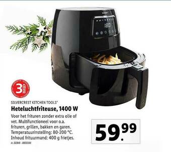 Lidl Heteluchtfriteuse aanbieding