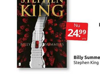 Boekenvoordeel Billy Summe Stephen King aanbieding