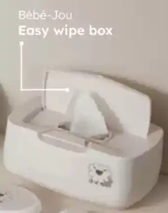 Multi bazar Bébé-jou easy wipe box aanbieding