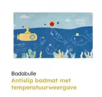 Multi bazar Badabulle antislip badmat met temperatuurweergave aanbieding