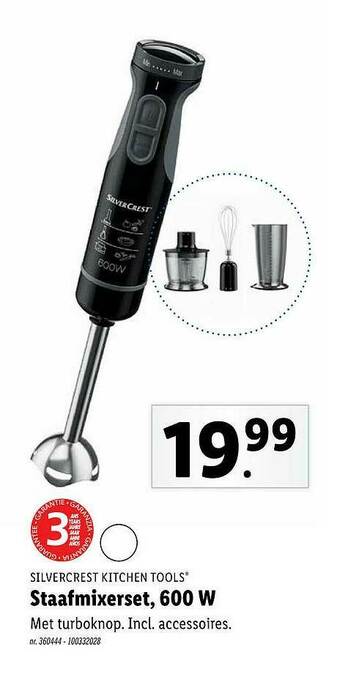 Lidl Staafmixerset aanbieding