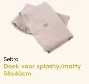 Multi bazar Sebra doek voor splashy matty aanbieding